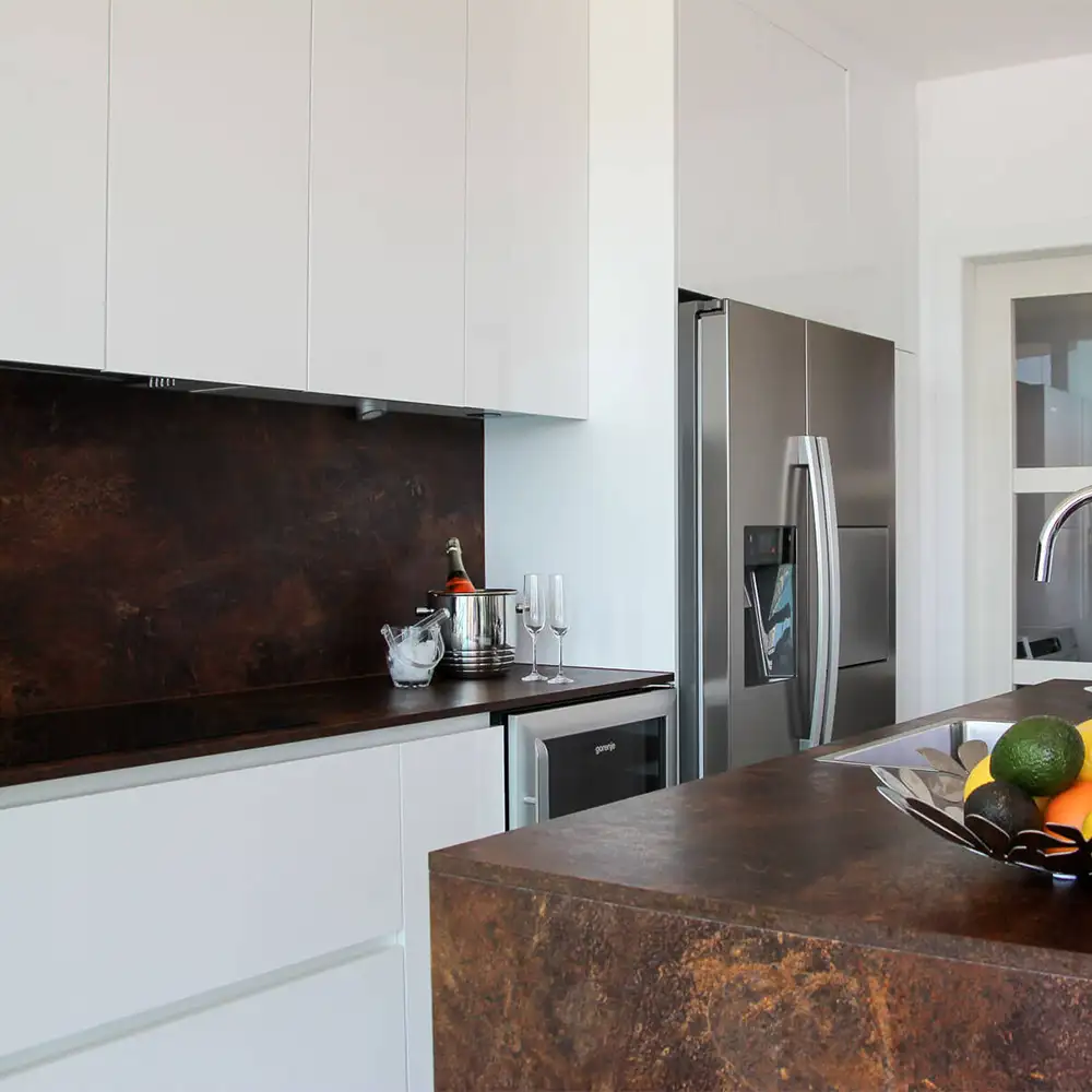 modern kitchen in penthouse grande deluxe rosmarin