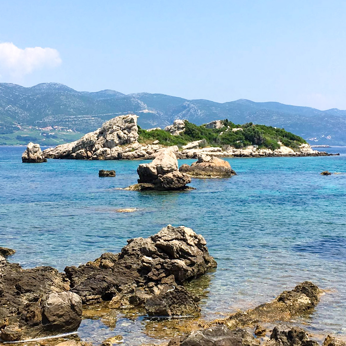 korcula holiday - beach and sea