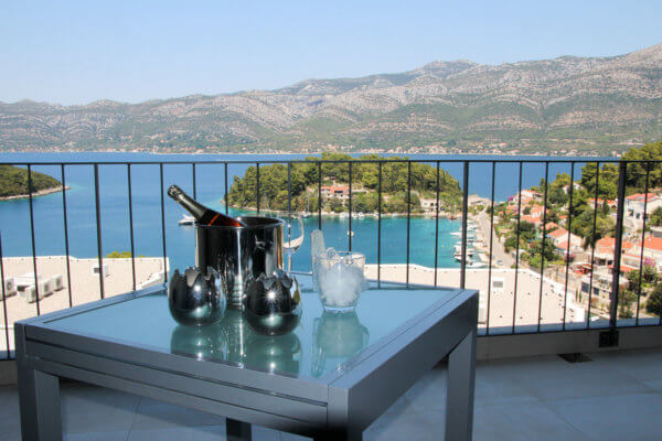 korcula holiday penthouse oleander in croatia for family holiday