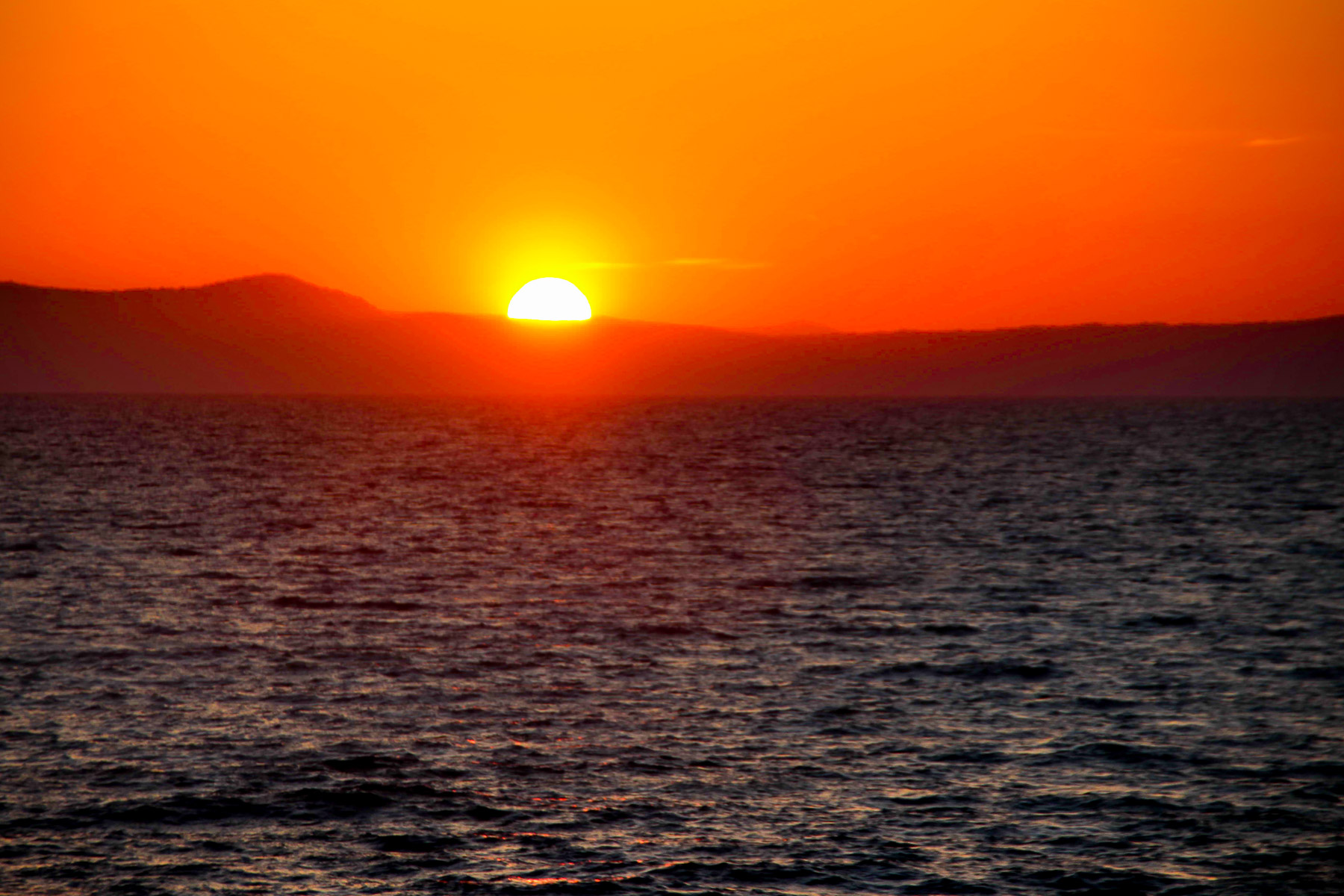 korcula island sunset
